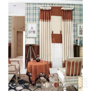 【鴻翔布藝澳泰爾紡織家樂居方園布藝一可布藝textile成品窗簾布藝家紡織窗飾窗紗】-